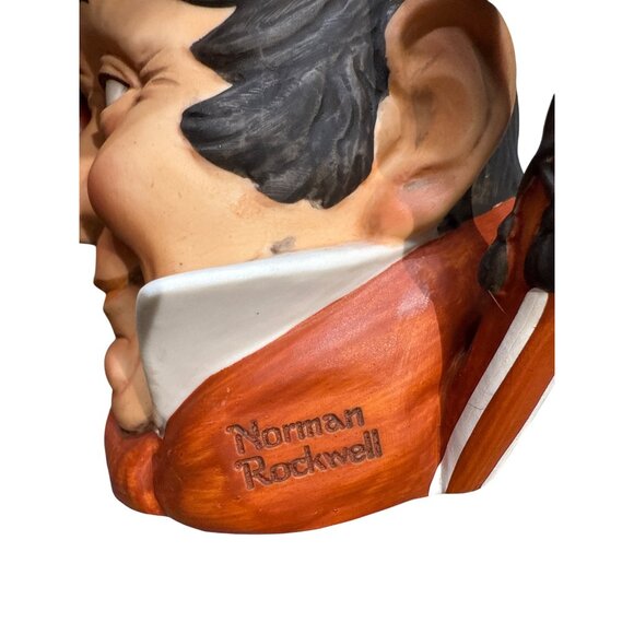 Norman Rockwell 1979 Dave Grossman Designs Ceramic Character Mug 5.5" Decorative - Picture 3 of 8